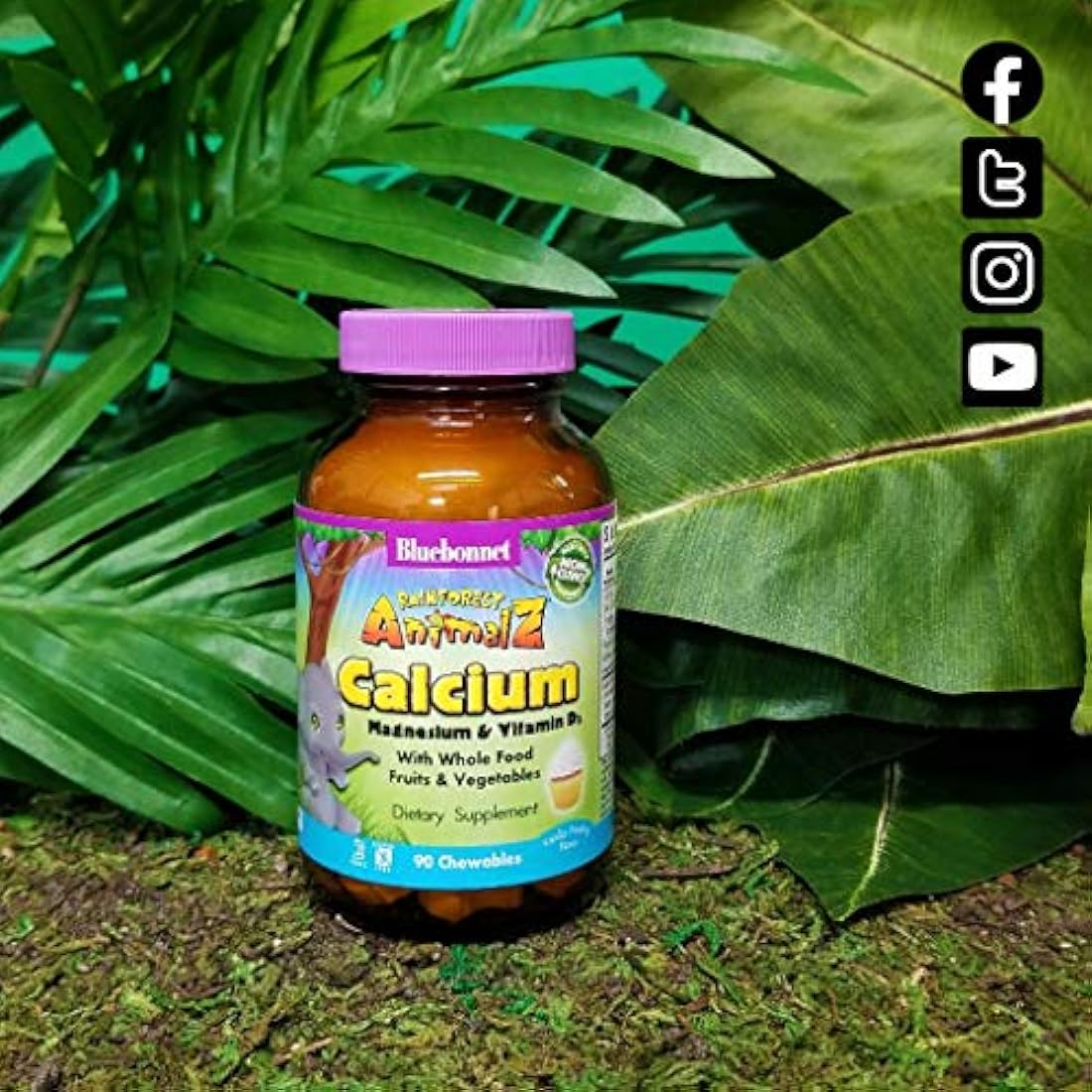 Super Earth Rainforest Animalz: calcio magnesio y vitamina