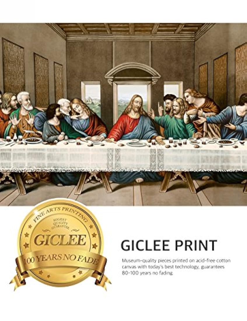 Decoración para pared Algodón Reproducción de La última cena