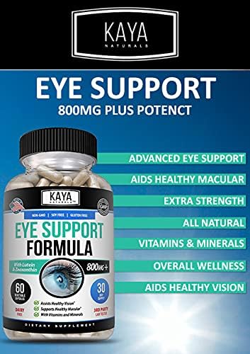 Suplemento de salud ocular luteína y zeaxantina Kaya Naturals