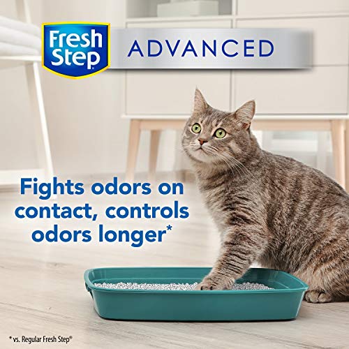 Fresh Step Advanced Cat Litter, Clumping Cat Litter, 99.9% Dust-Free, Gain Scent, 37 lbs Total ( 2 Pack of 18.5 lb Boxes)