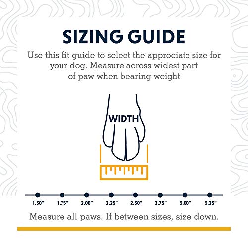 RUFFWEAR, Grip Trex - Botas de perro con suela de goma para senderismo y correr