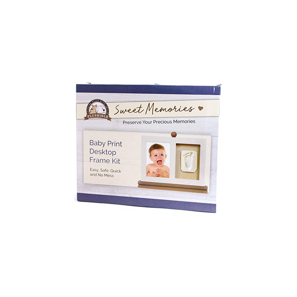 Marco de fotos para huella de bebé