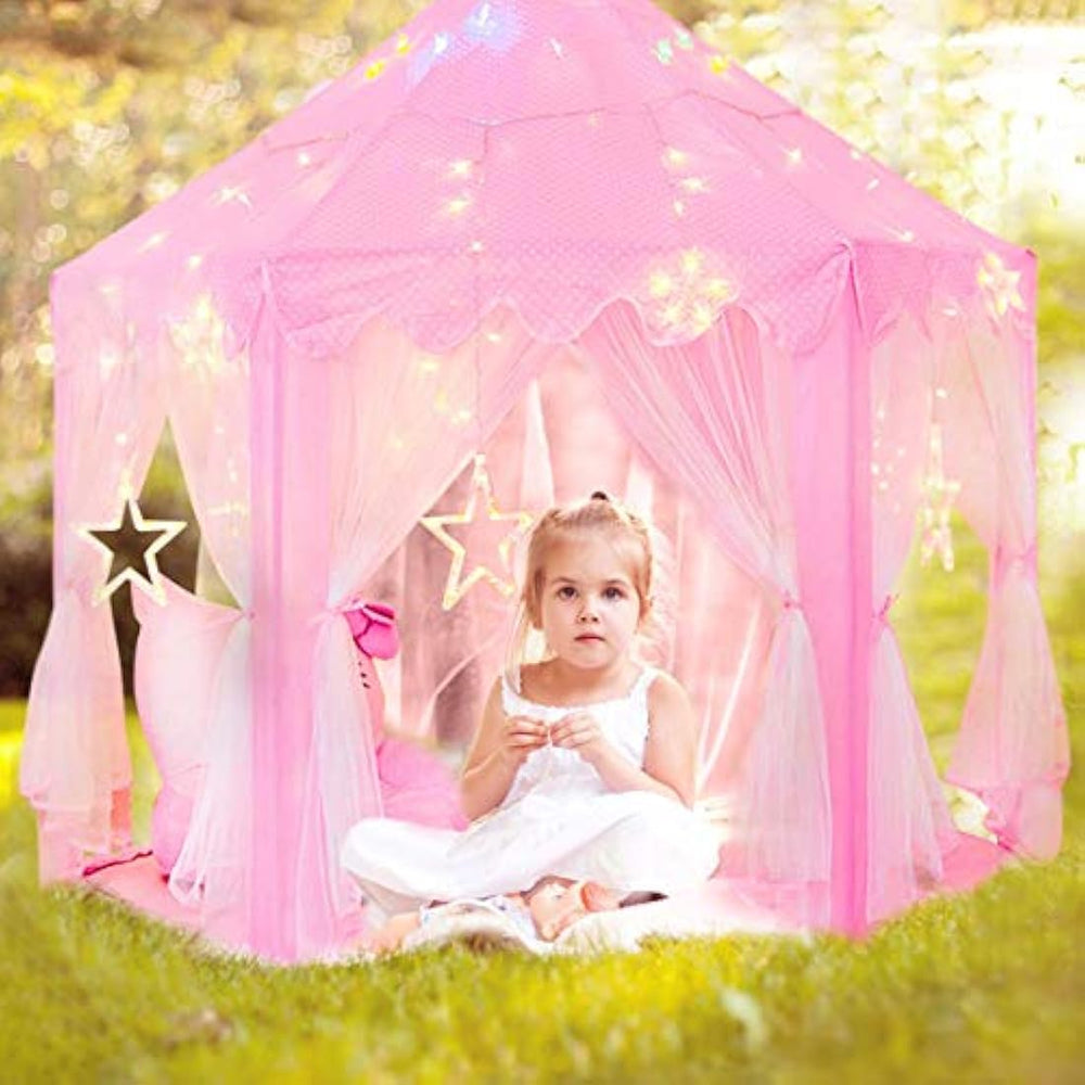 Tienda de campaña de castillo de princesas para niñas