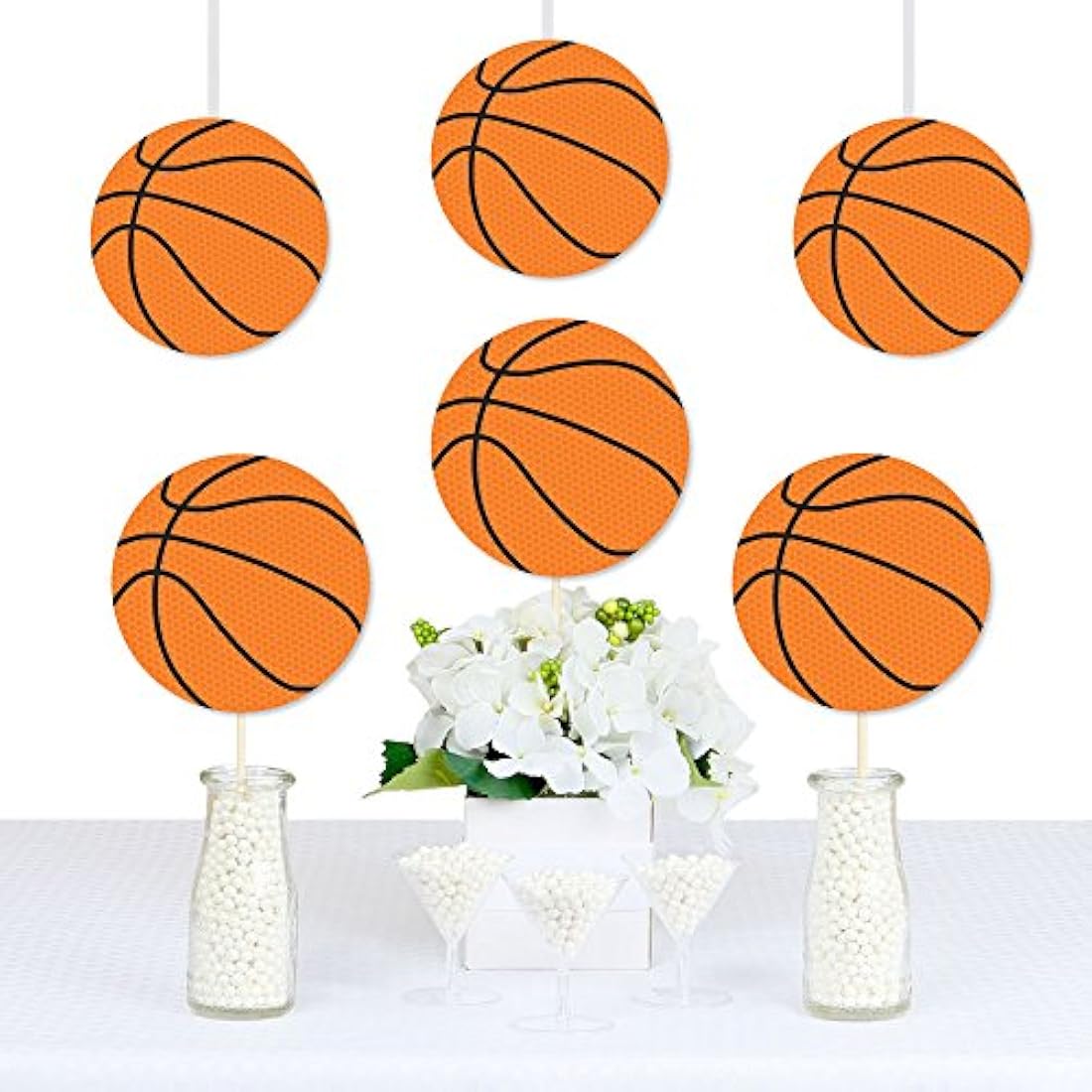 Balón de baloncesto decoración de Baby Shower - Juego de 20