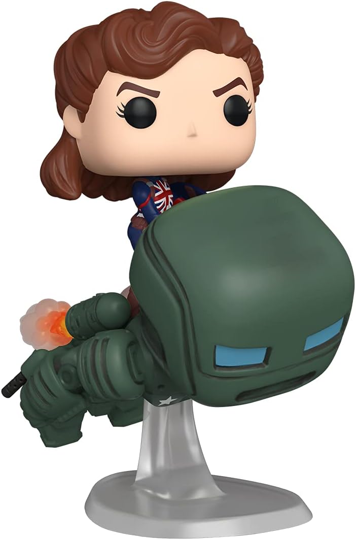 Funko Pop! Deluxe Marvel: Captain Carter con Hydra Stomper