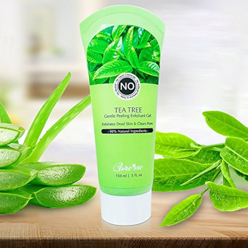Gel exfoliante facial para árbol de té Transparente