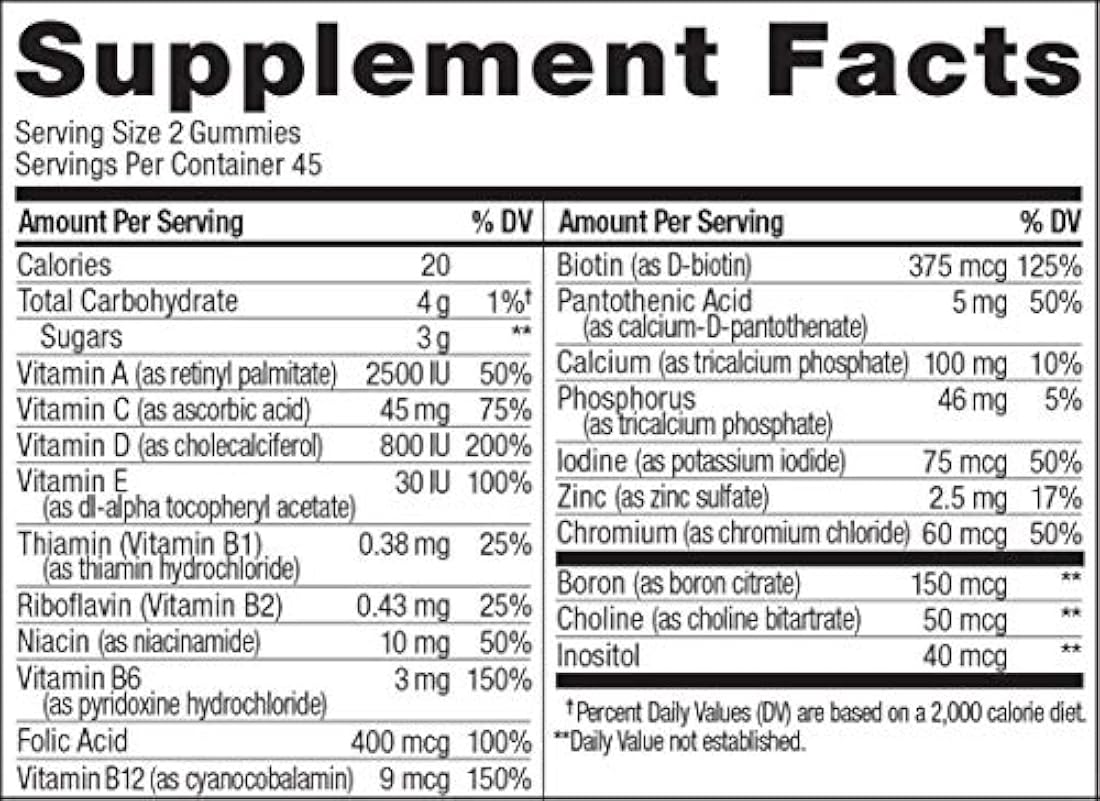 OLLY Perfect Suplementos multivitamínicos para mujeres 1, 1