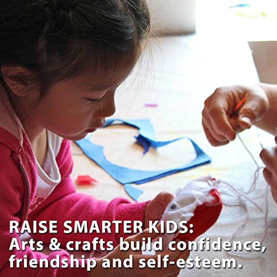 Kit educativo de costura con animales del bosque para niños