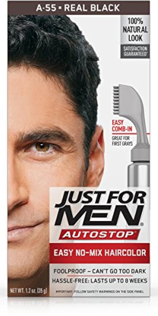 Solo para hombres tintura química para el cabello Negro