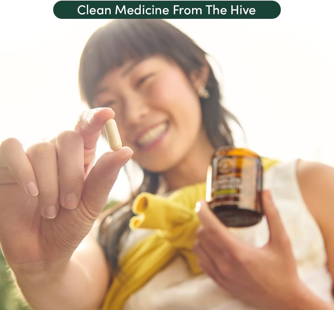 Suplemento Digestivo Beekeeper's Naturals, 60 Cápsulas Veganas