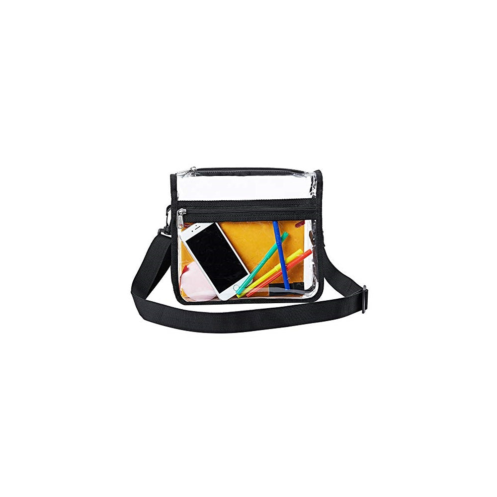 Bolsos cruzado transparente de hombro transparente