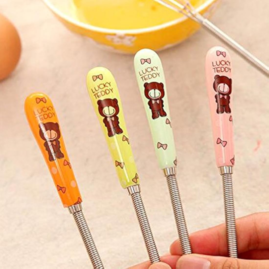 Batidor pequeño de acero inoxidable