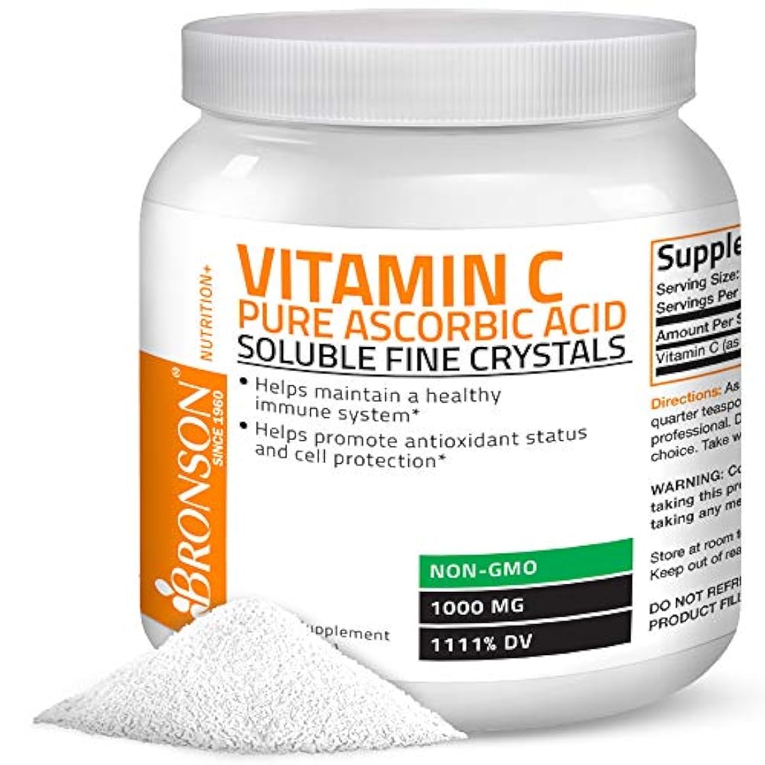 Vitamina C en polvo, pura absorción, ácido soluble