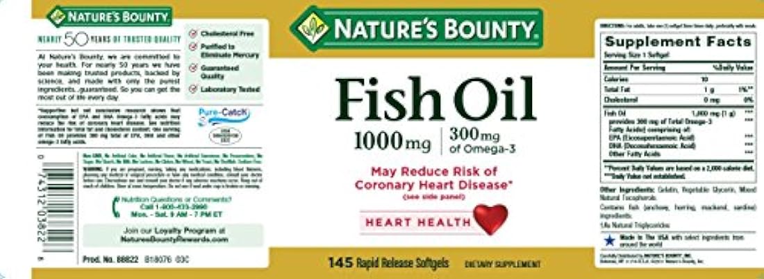 Aceite de Pescado 000 mg Cápsulas blandas