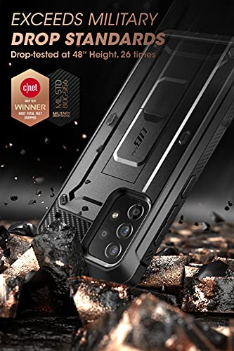 SUPCASE Unicorn Beetle Pro Series - Funda para Samsung Galaxy A53 5G (2022), funda resistente de cuerpo completo y funda con soporte con protector de pantalla integrado (negro)