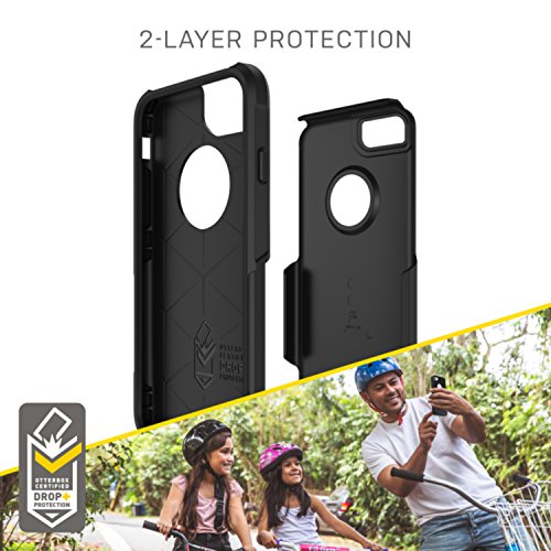 OtterBox serie Commuter de estuches para iPhone 8 y iPhone 7 (NO Plus), Empaque libre de frustración, individual