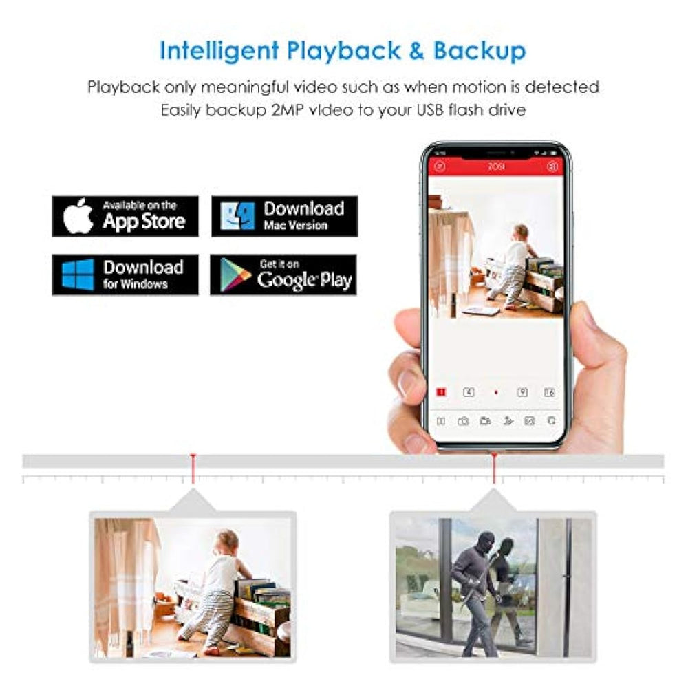 Sistema ZOSI  de vigilancia