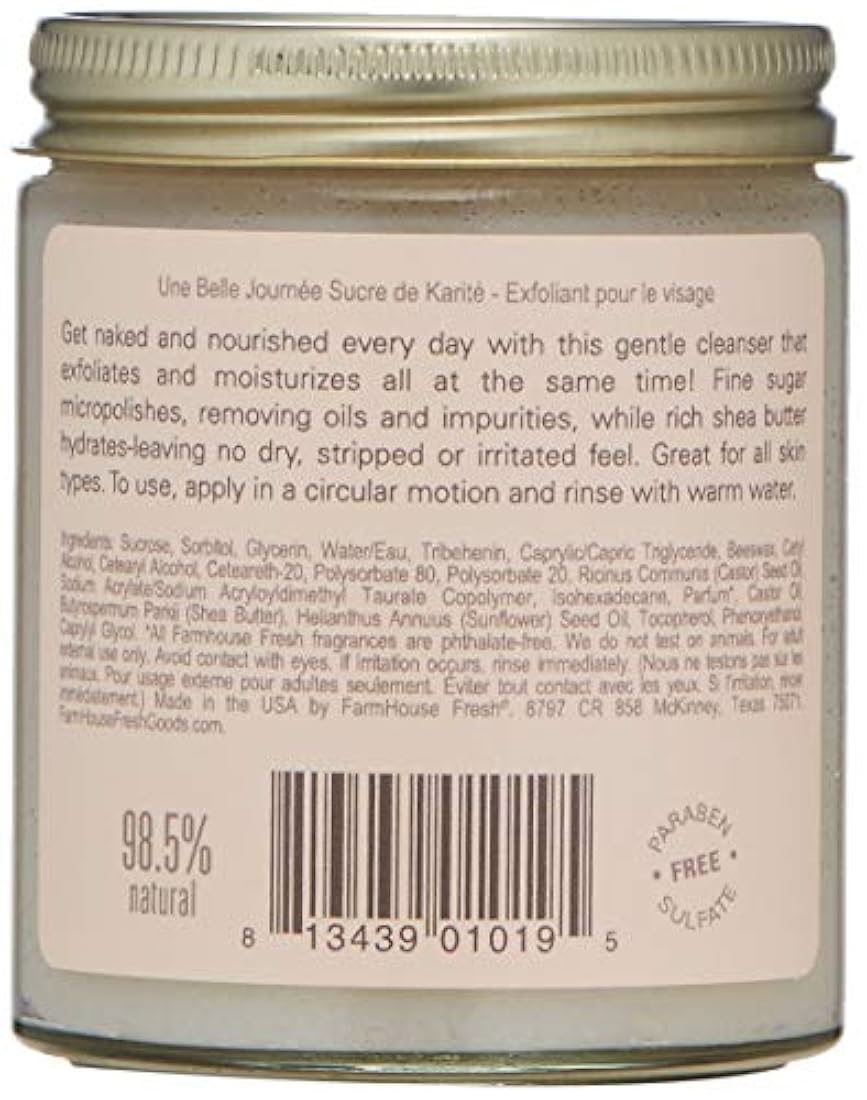 azúcar facial de Karité polaco - 6 oz