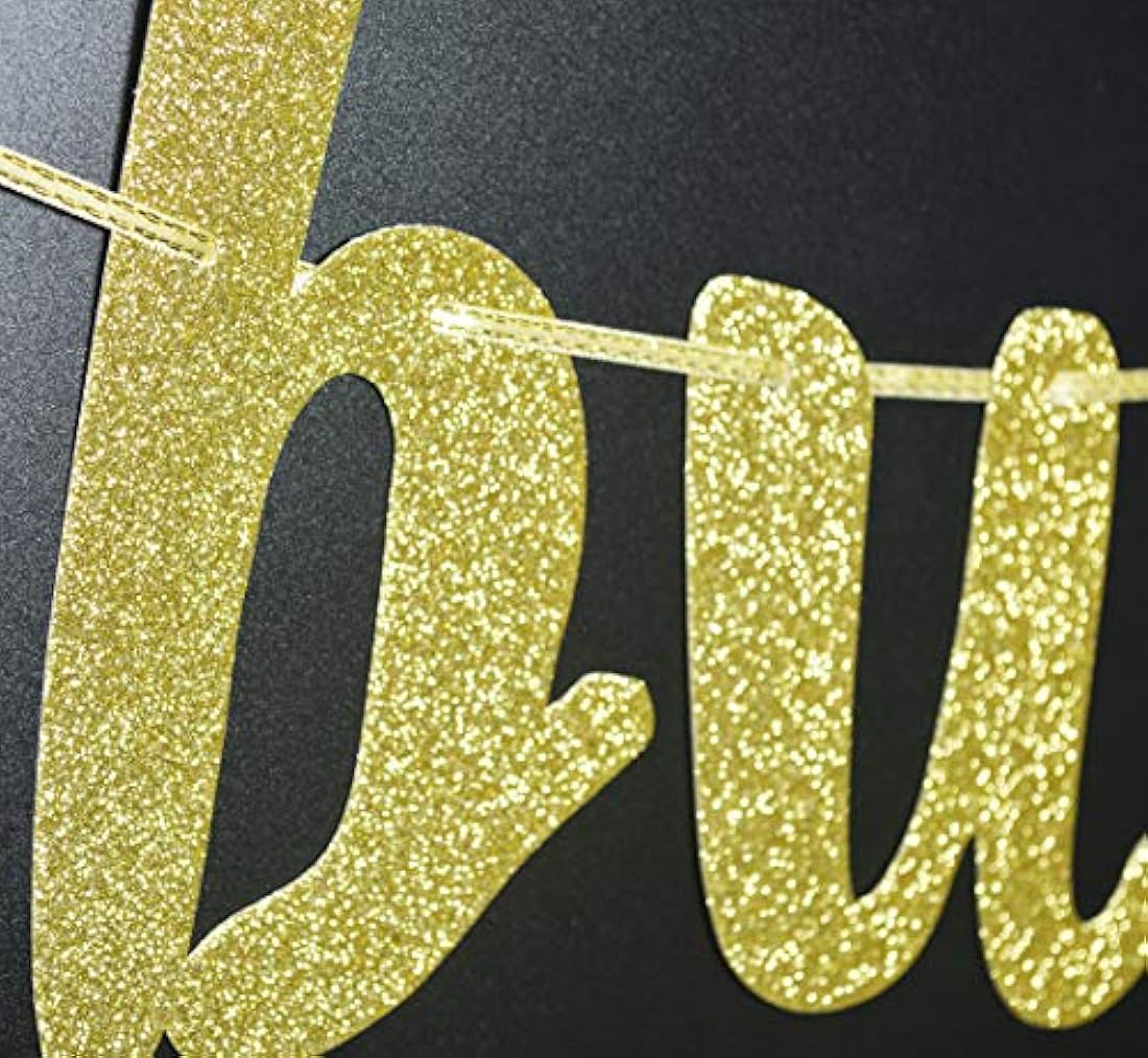 Pancarta de algunos conejos es una, cartel de primer cumpleaños, diseño de conejo, decoración de fiesta dorada con purpurina (dorado)