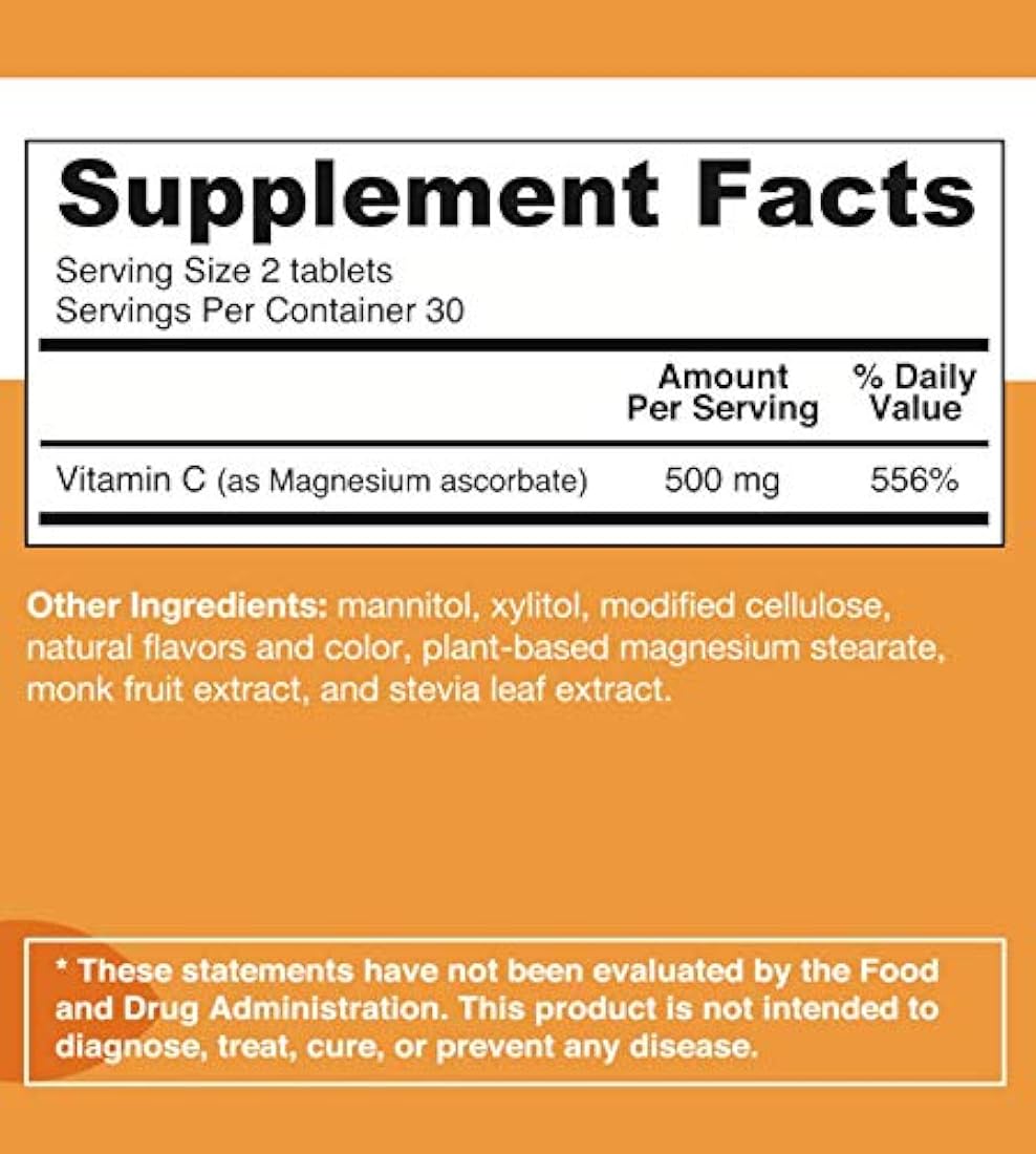 EZ se derrite C, 500 mg, Dissolving Vitaminas, Zero Azúcar