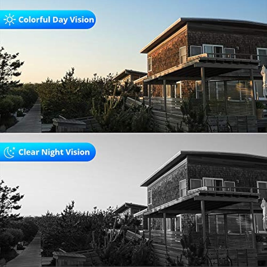 Hiseeu - Sistema de cámara de seguridad inalámbrica