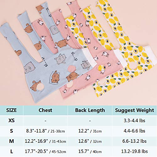 TRAJE de recuperación de gatos después de la cirugía, alternativa de cuello E para cono de mascota, banda quirúrgica profesional elástica para cachorros, gatitos, heridas abdominales, daños en la piel/destete