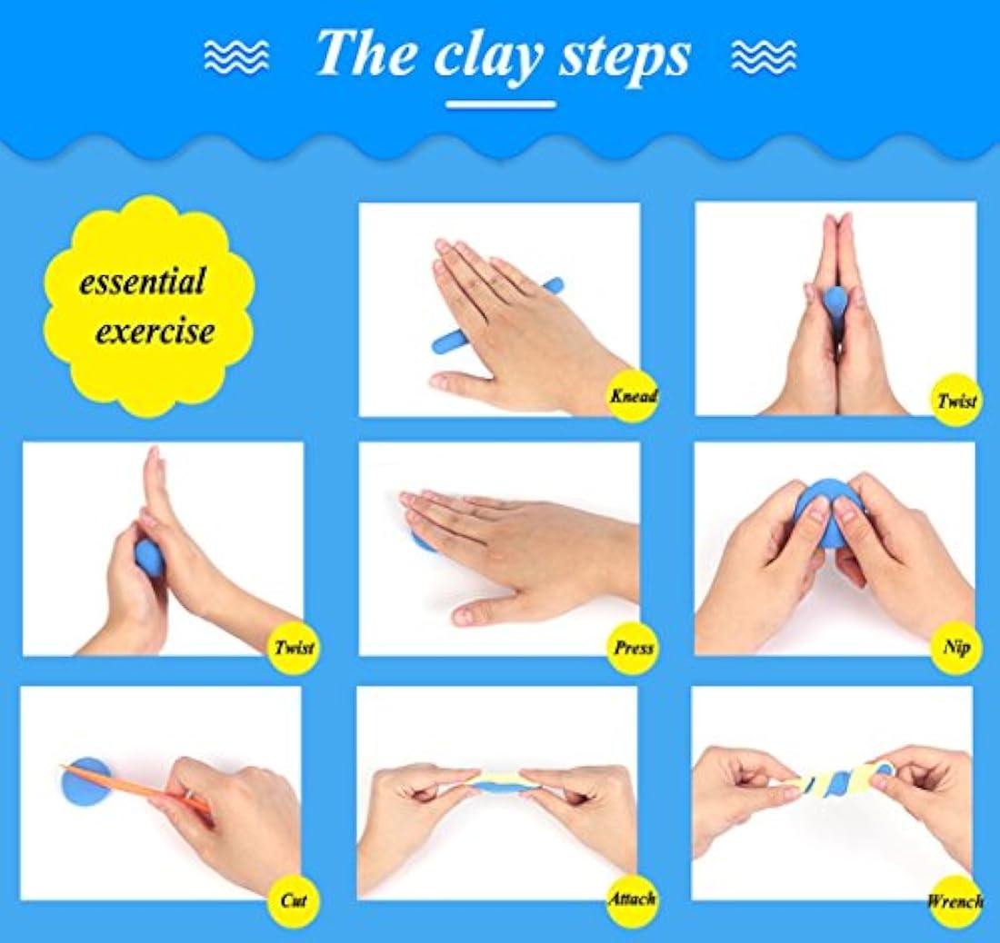 Arcilla mágica de 36 colores de la naturaleza-Dshengoo