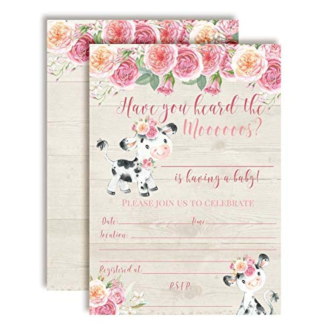 Invitaciones para ducha de bebé