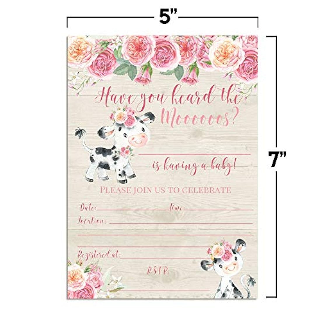 Invitaciones para ducha de bebé