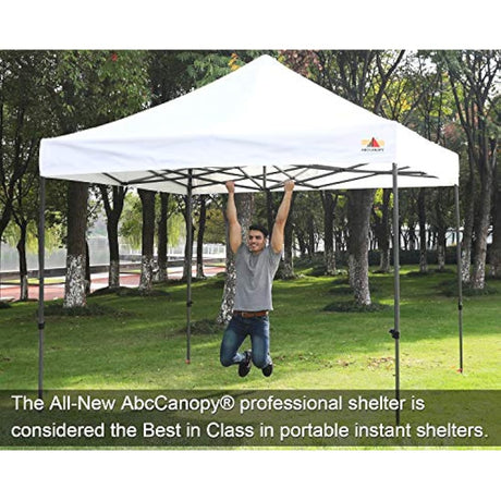 ABCCANOPY - Tienda de campaña con toldo de 10 x 10 con 4