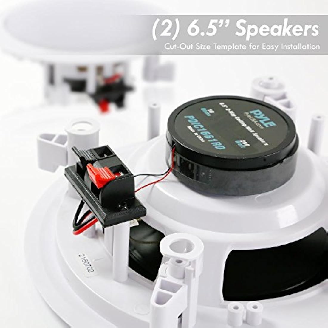 Parlantes de dos altavoces PYLE-HOME PDIC1661RD