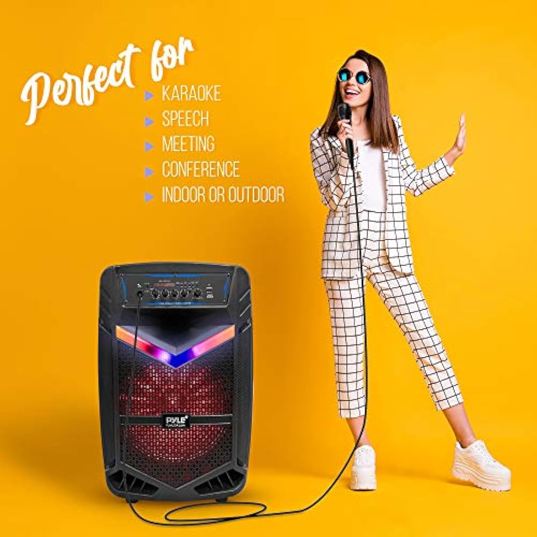 Parlante Portátil negro PYLE-PRO PPHP1042B