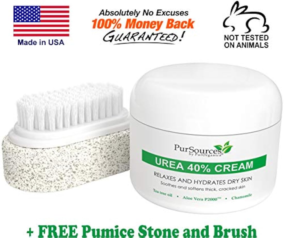 Crema para los pies de urea al 40 % 4 onzas