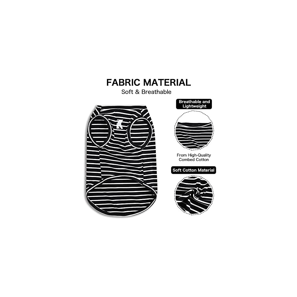 Camisetas elástico para perro 2 pack Tamaño: S