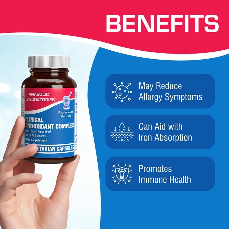 Suplemento natural del complejo antioxidante 60 cápsulas