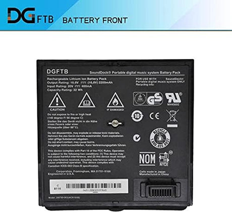 Batería de repuesto 1900 mAh, 16.8 V para Bose Sounddock