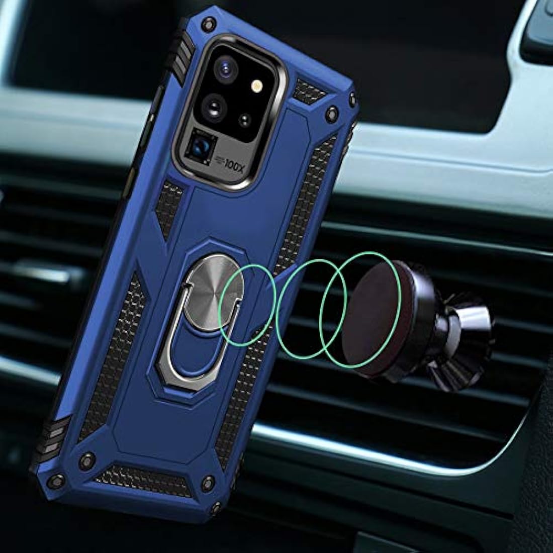 Carcasa para Samsung Galaxy de 6.9 pulgadas, Azul marino