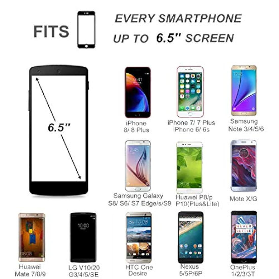 Brazalete deportivo universal para todos los teléfonos