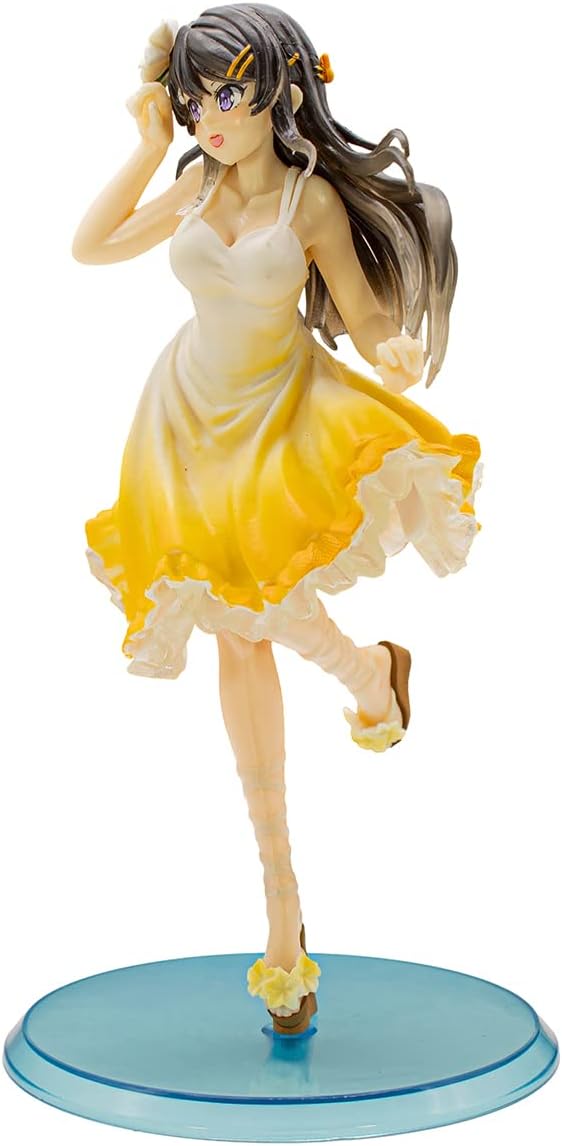 Figura Sexy y Elegante de Mai Sakurajima en Vestido de Primavera