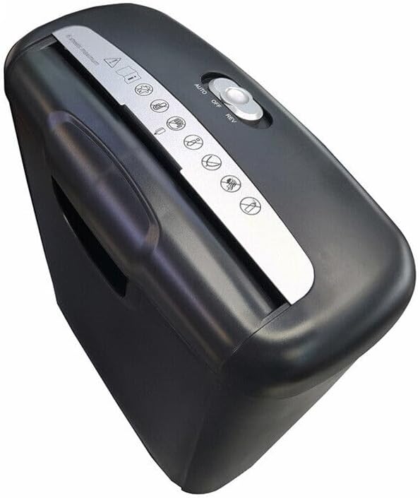 Destructora de papel, 6 hojas, protección contra sobrecalentamiento.