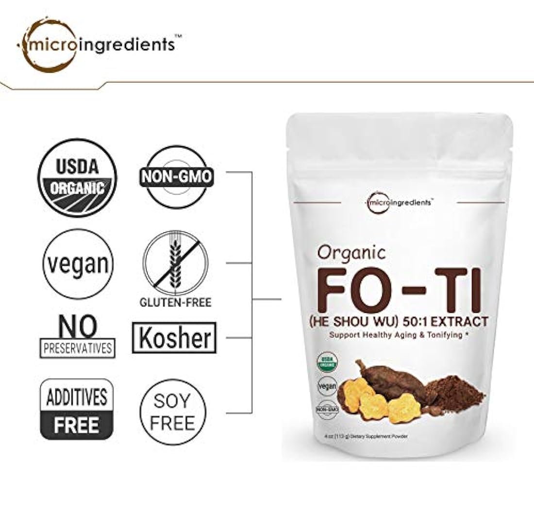 Extracto Orgánico de Fo Ti He Shou Wu 1