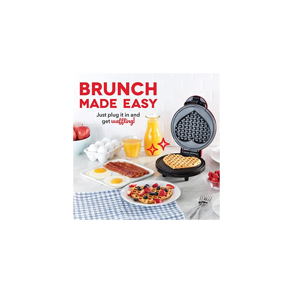 Máquina para hacer Waffles con superficie antiadherente