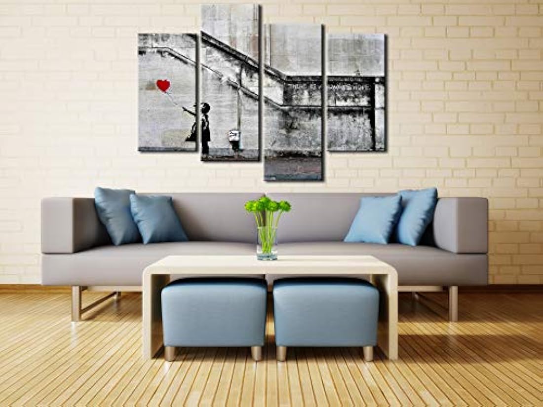 Lienzo decorativo con 4 paneles Pyradecor