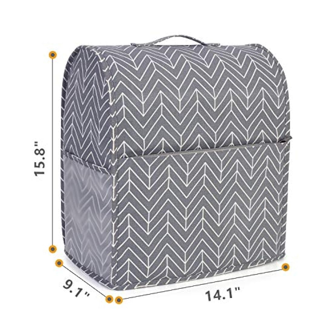 Funda para batidora, Rayado en V Yarwo -