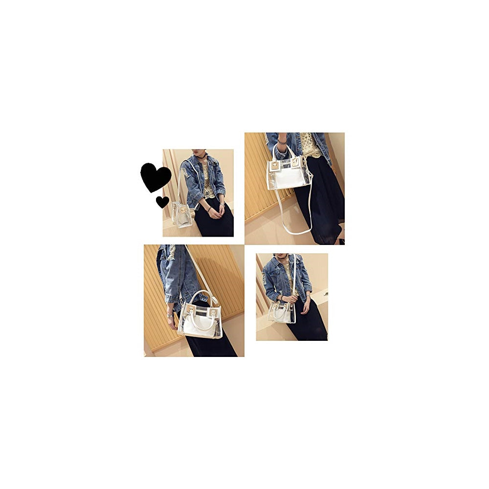 Bolsos transparente para mujer 2 unidades