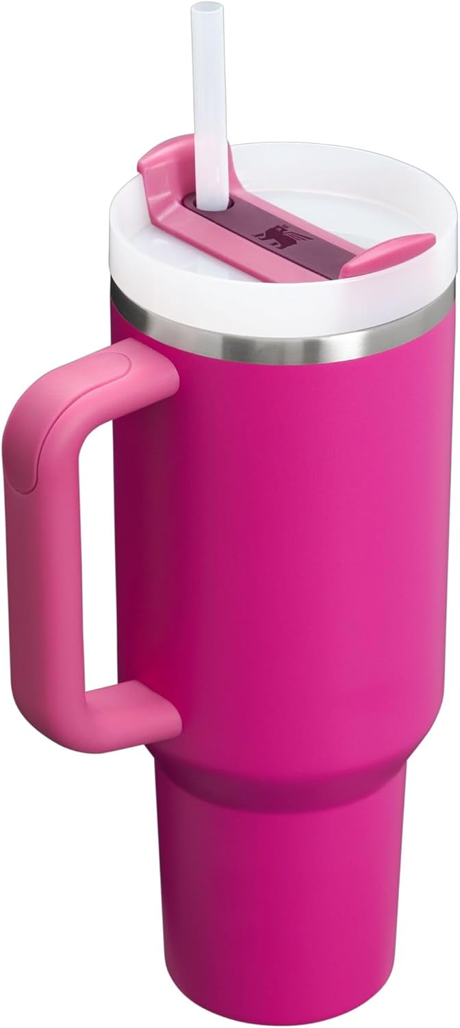 Stanley Quencher H2.0 FlowState - Vaso con tapa y popote para agua, té helado o café
