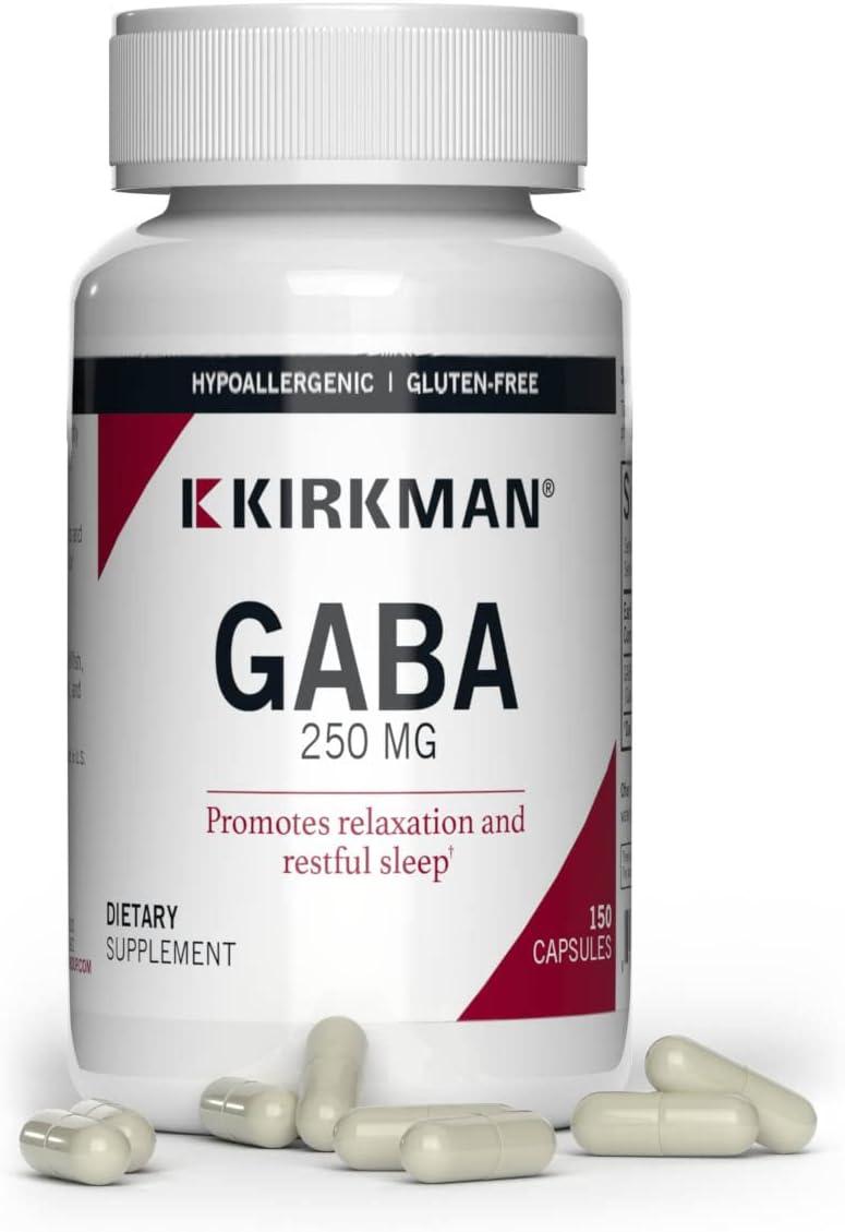 Suplemento GABA 250 mg Apoya la relajación Hipoalergénico