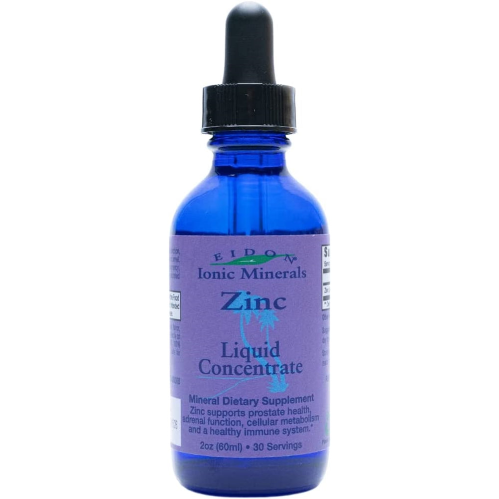 Suplementos zinc iónico, 2 onzas