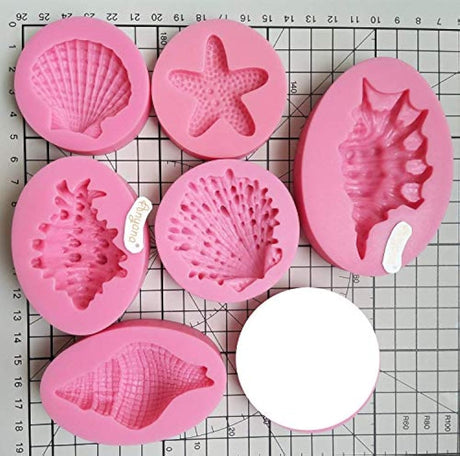 Anyana Seashell - Molde de silicona para fondant