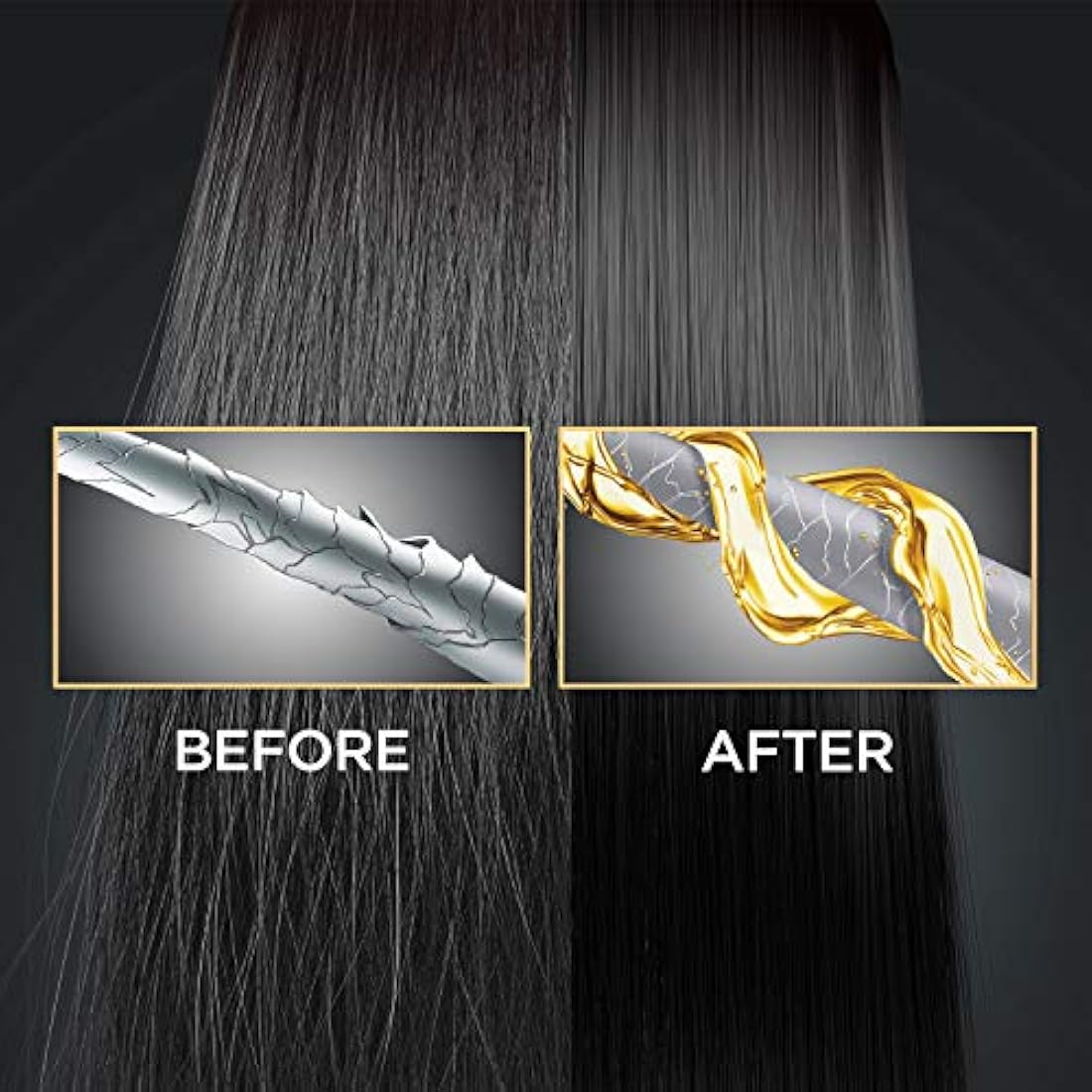 Mascarilla para el cabello de reparación intensa de queratina